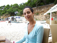 Valerija at the beach