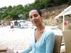 Valerija at the beach